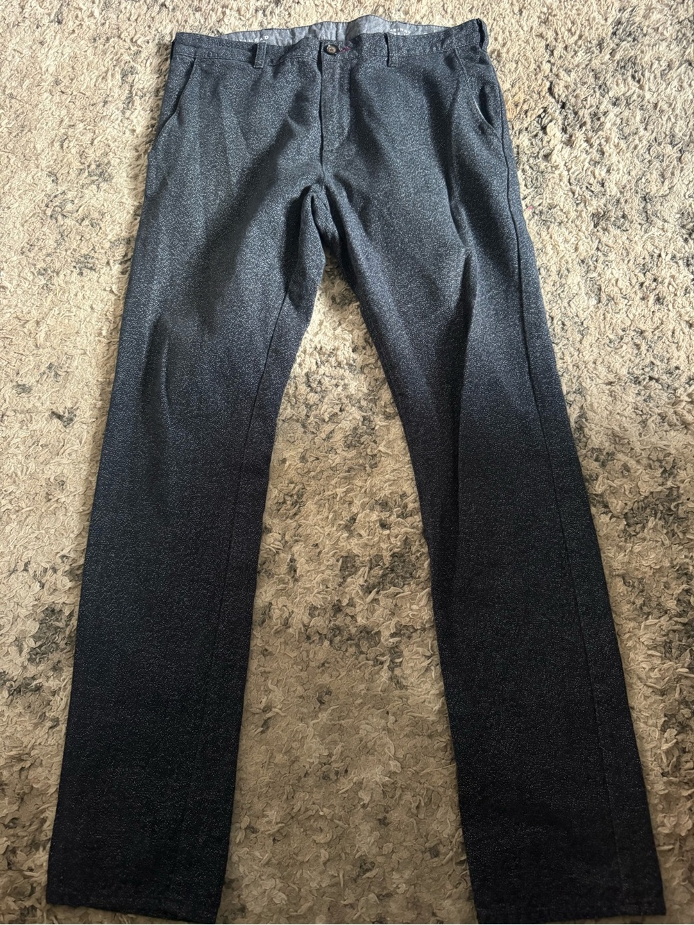 Bullhead Men's Dress Pants in Dark Charcoal Tweed